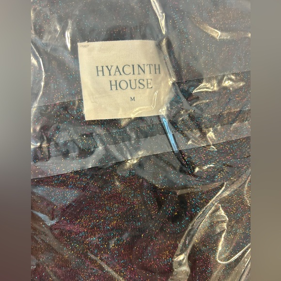 Hyacinth House NWT Black Shimmer Selena Knit Dress - Picture 6 of 6